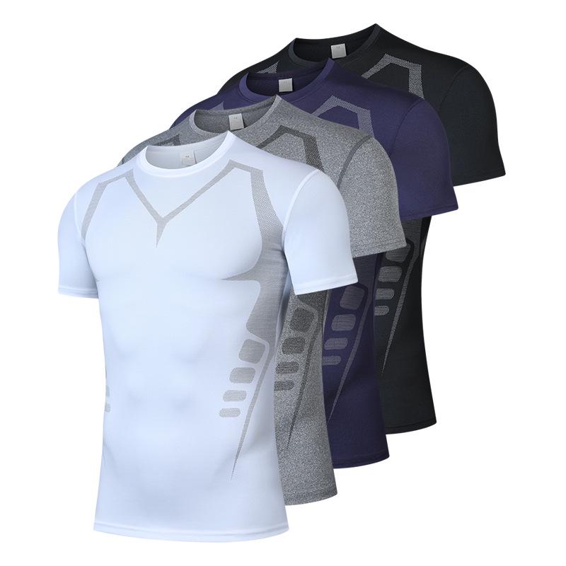 

Men s High-Elastic Quick-Dry Basketball and Running Sports Suit L
