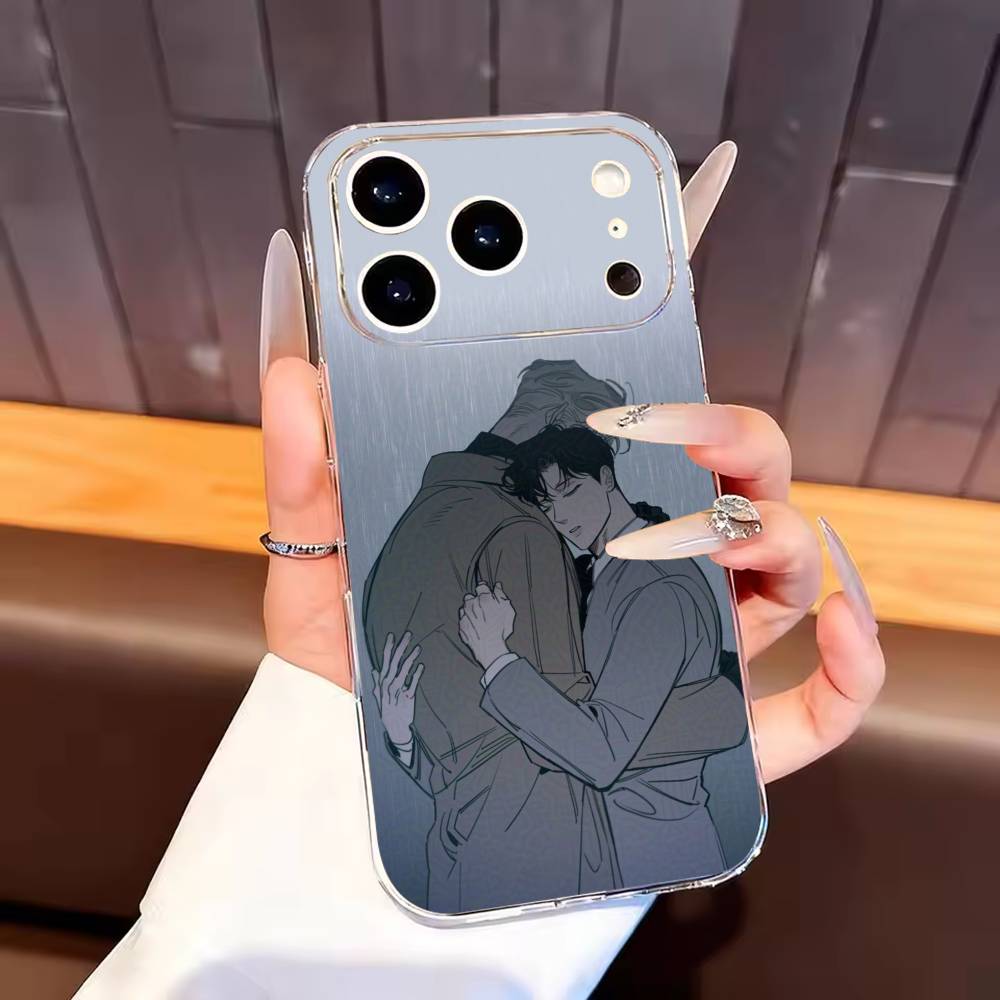 BL Manhwa R-roses And Champagne Phone Case For iPhone17,16,15,14,13,12,11 Plus,Pro Max Soft Transparent Cover
