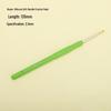 Candy-colored Crochet Hook with Gold-Plated Head - Soft Handle for DIY Sweaters, Shoes, and Hats