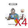 MOC Medieval Building Blocks Castle Knights Army Soldiers Warrior Accessories Warhorse Helmets Shields Armor Toy Gifts S036 DIY