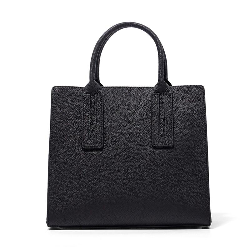 Genuine Leather Women's Bag Simple Handbag Commuting Fashion Bag Tote Crossbody Bag Single-shoulder Bag