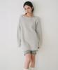 Ieoning Frontback Cotton Loose Knit, Light Gray