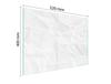 GLAS-SCHNEIDEBRETT 52x40 WEISS