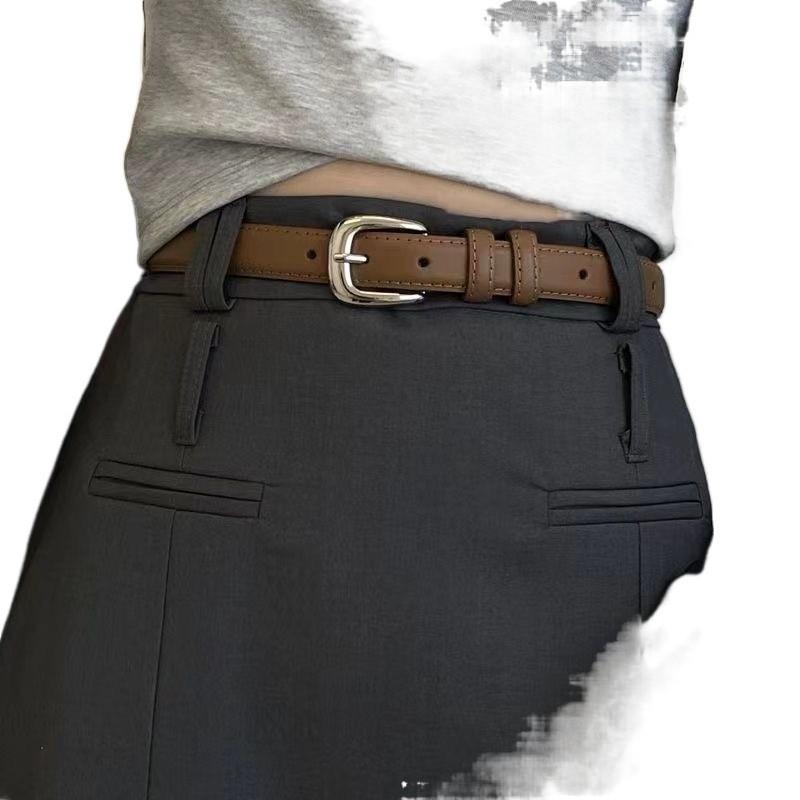 Fashionforward Womens Unique Summer Belt Crafted From Durable Leather Twolayer