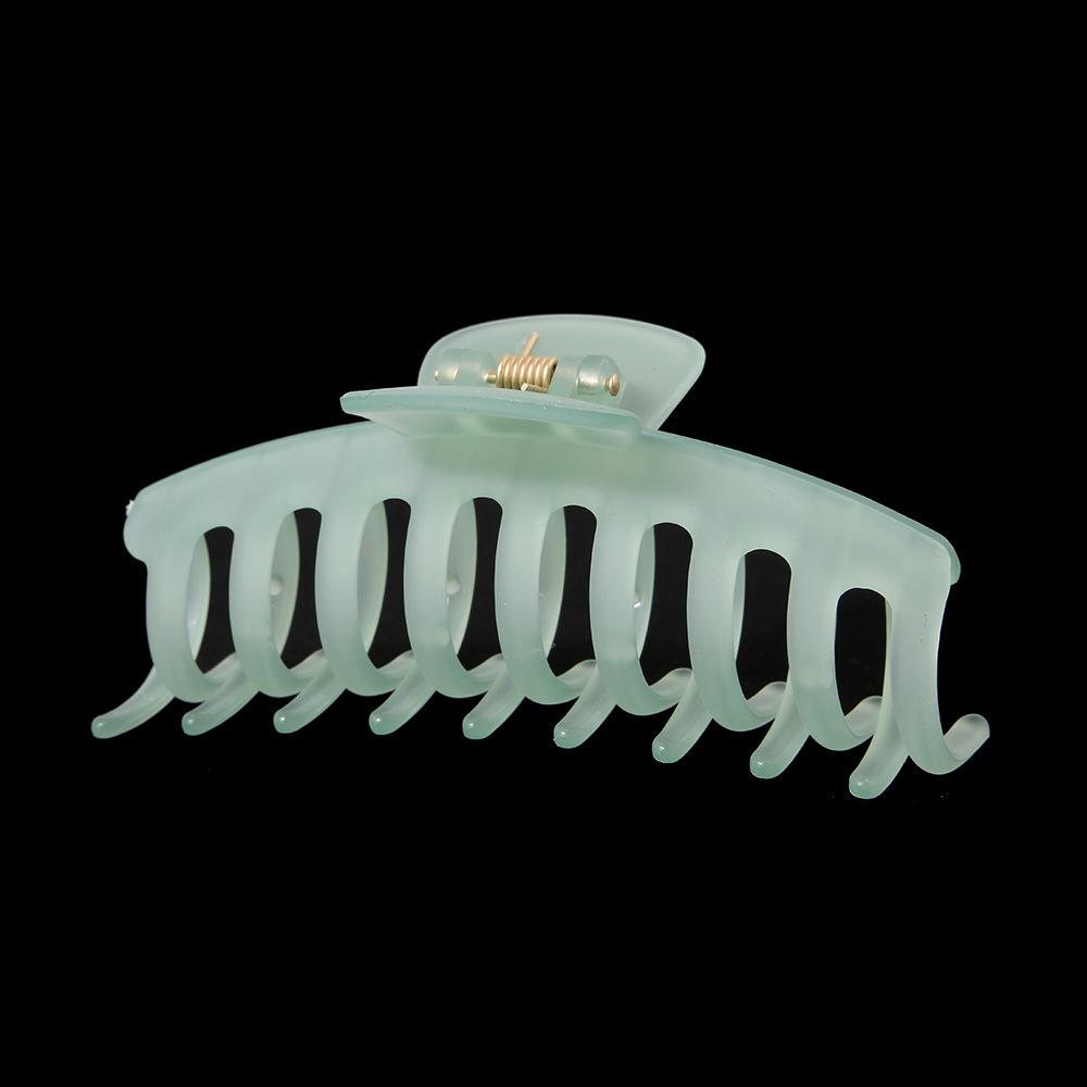 Extra Large 13CM Rectangular Hair Clip - Frosted Multi-purpose Shark Claw Clip for Thick Hair