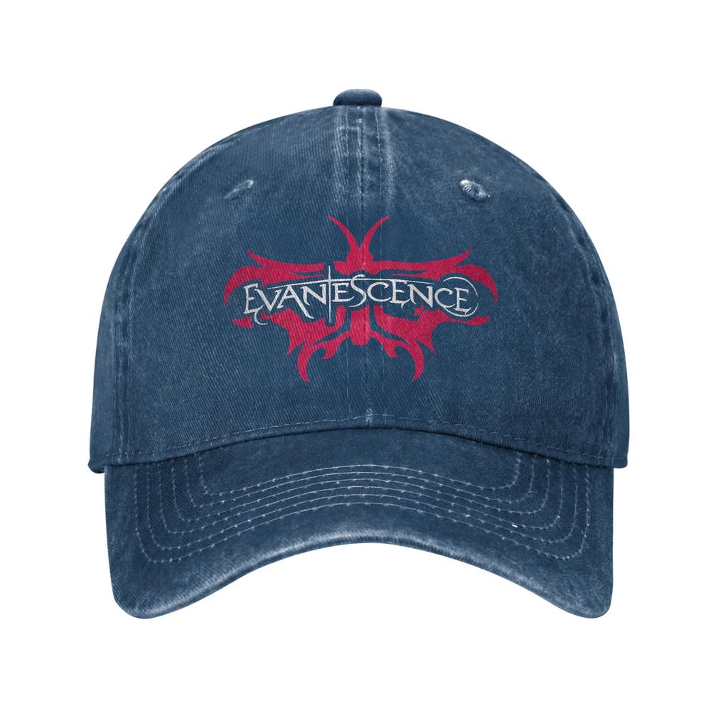 Evanescence Butterfly Baseball Caps Classic Distressed Denim Rock Band Snapback Hat Unisex Outdoor All Seasons Travel Adjustable