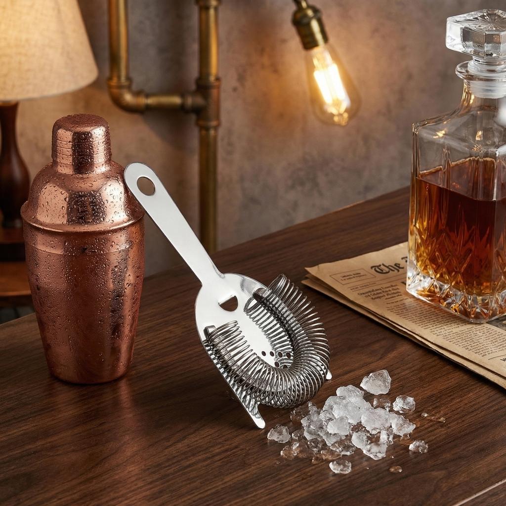 Cocktailsieb und Eisabscheider aus Edelstahl für Cocktails
