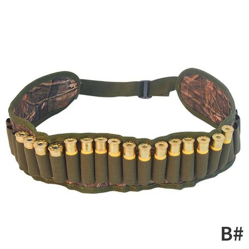 Tactical 30 Rounds Bandolier Belt 12 Gauge Cartridge Pouch Hunting Shotgun Shell Ammo Waist Belt Holder Airsoft Accessories