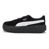 Puma Platform Comfortable Versatile Durable Low-Top Sneakers Women Sneakers Black 406752-01