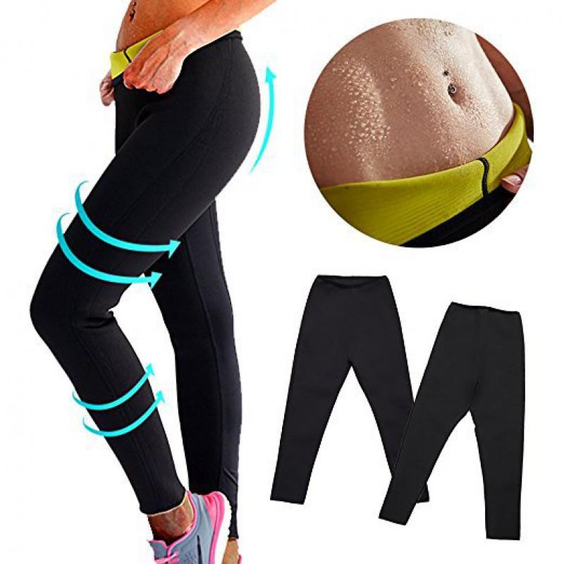 Unisex 9/10 Length Compression Leggings Gym Workout Running Yoga Sauna Sweat Pants Breathable Quick-Dry Fitness Wear