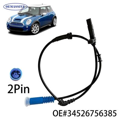For Mini One Cooper R50 R52 R53 2001-2008Front Left Right ABS Wheel Speed Sensor 34526756385 34526756384 Car Braking System Part