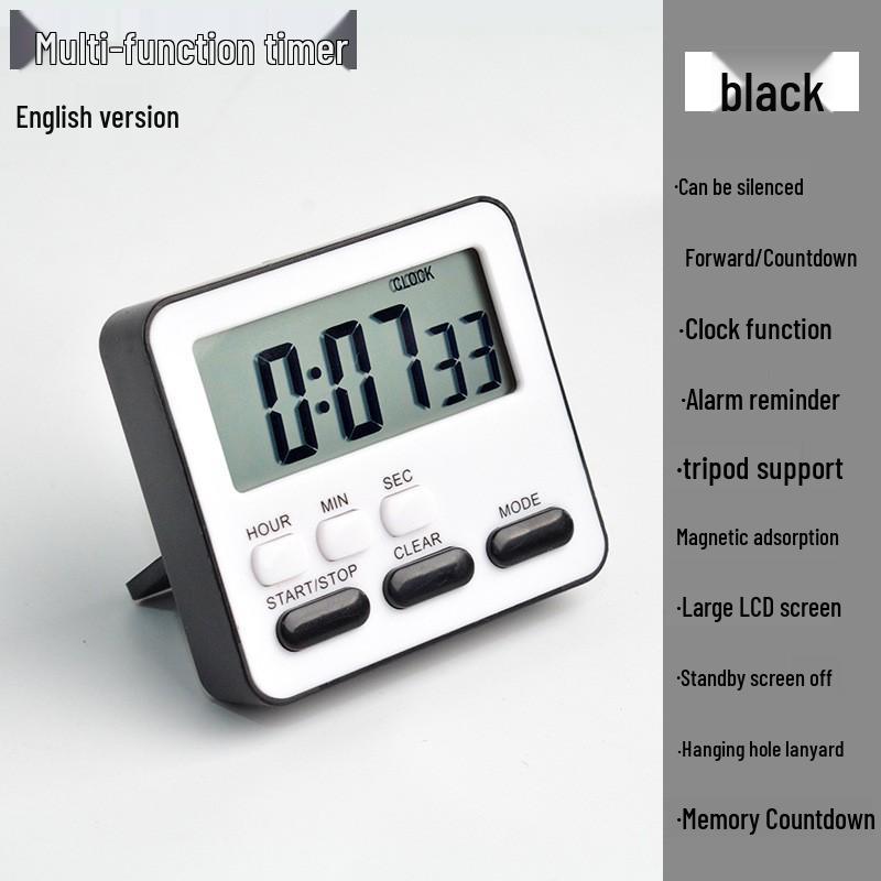 Kids' Kitchen Timer & Alarm Clock for Baking & Study
