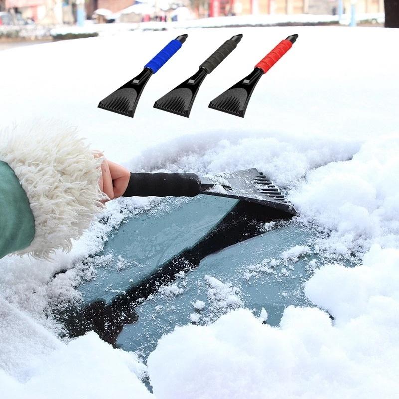 Portable Car Ice Scraper Snow Shovel Ice Removal Window Windshield Cleaning Tools Snow Winter Accessories