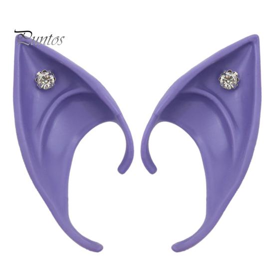 1 par alveører Realistisk høy simulering myke scenerekvisitter Halloween Cosplay silikon alveører