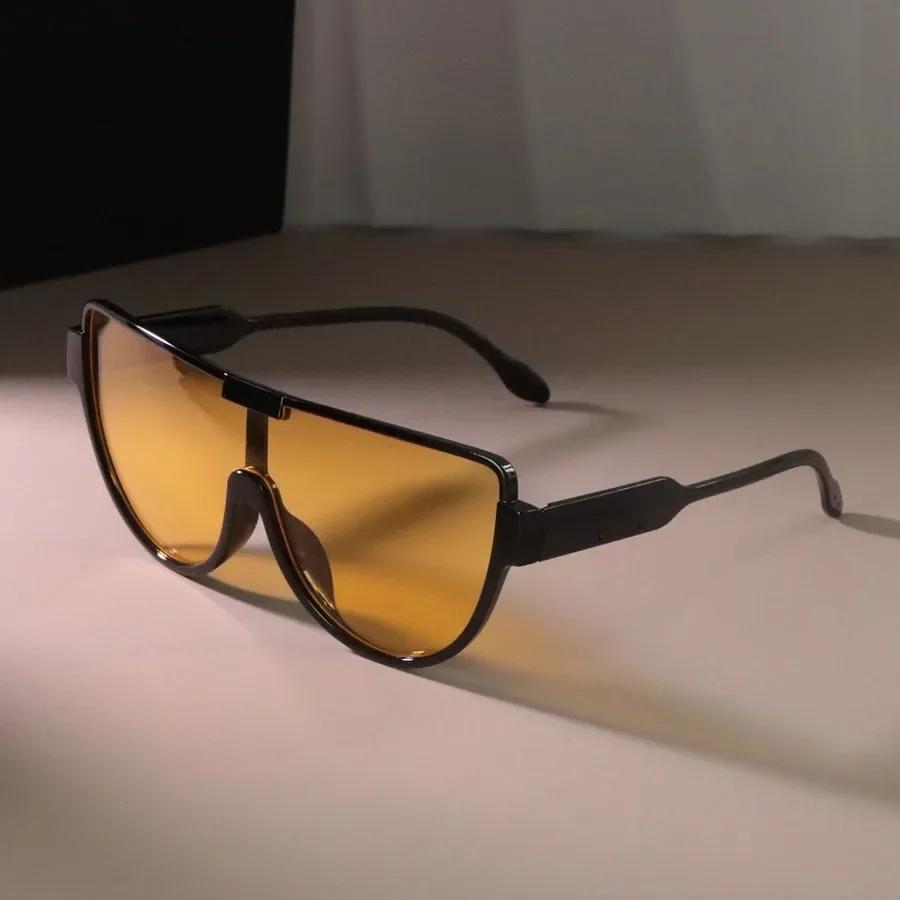 Classic Round Designer Sunglasses Women Men Big Frame Mirror Sun Glasses Female Male Square Trendy Brand