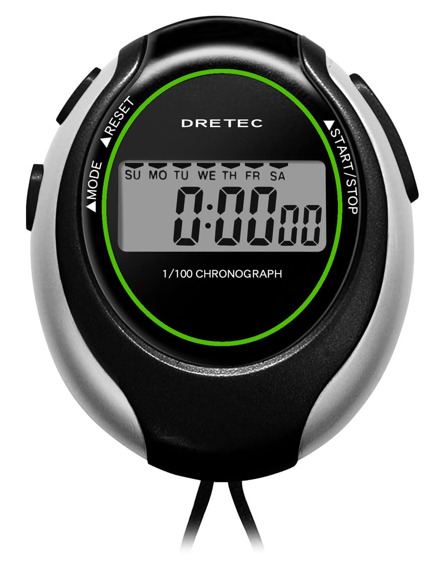 dretec DRETEC Спортивный таймер Большой экран Секундомер с точностью до 1/100 секунды standard