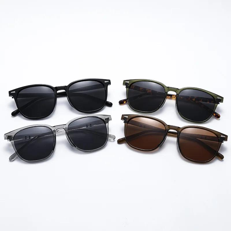 Men Women Trendy Sunglasses Fashion TR Frame Ultralight Outdoor Goggles Shades Unisex Square UV400 Protection Sun Glasses