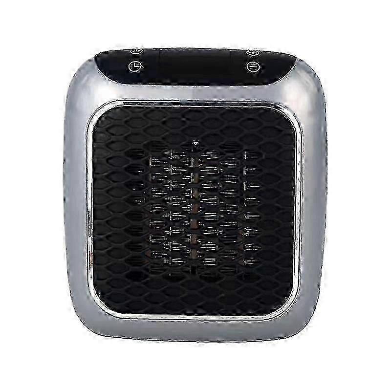 New est 800w Ptc Ceramic Fan Heater With 2 Modes, Household Plug-in Space Heater_Onyx