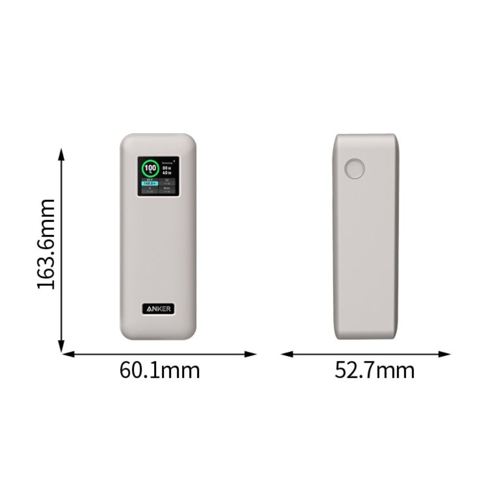 Shockproof Silicone Case Dustproof Soft Protective Cover Anti-drop Portable for Anker Prime 27650mAh Power Bank 250W