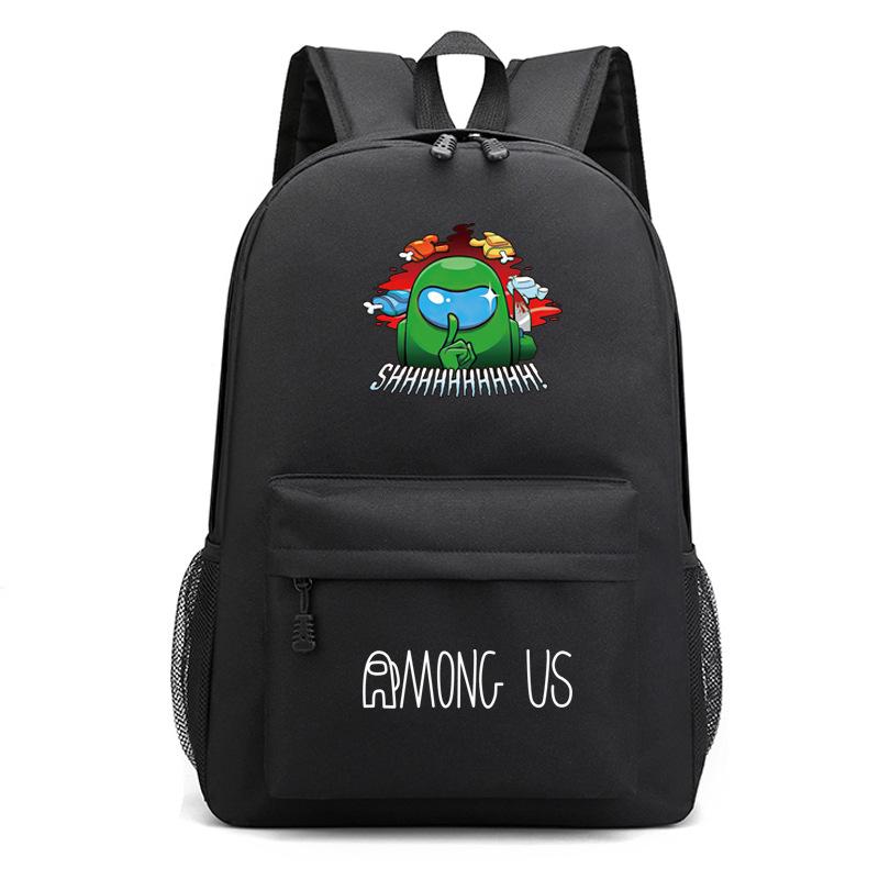 Spellen Among Us Ruimte Weerwolf Sterrenhemel Student Schooltas Patroon Rugzak Grote Capaciteit one size fits all
