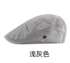Men Women Breathable Mesh Summer Hat Newsboy Beret Ivy Cap Cabbie Flat Cap Adjustable Vintage Style