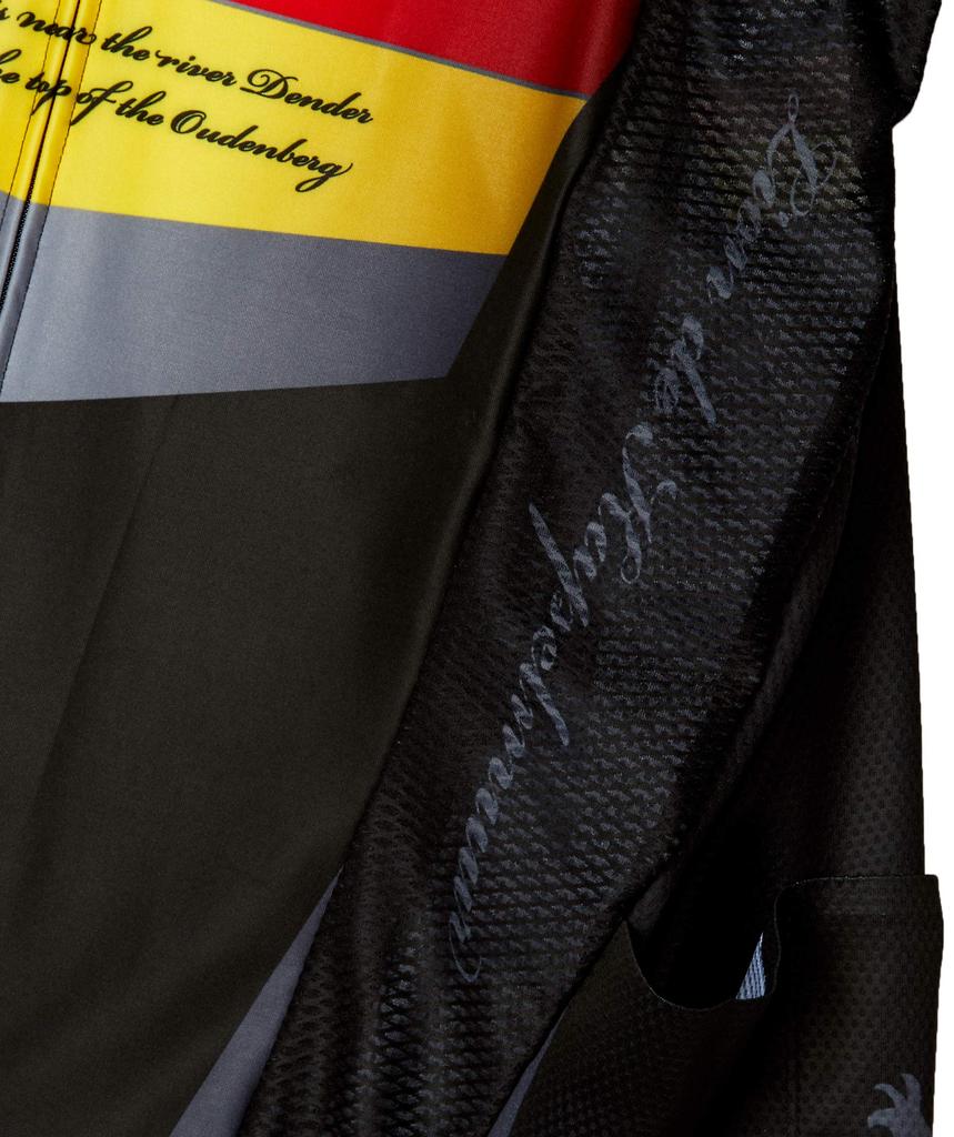 Lion de Kapelmuur Short Sleeve Panther WL to Japanese size Jersey, Black, lihs062, Black, Japan, (equivalent L)