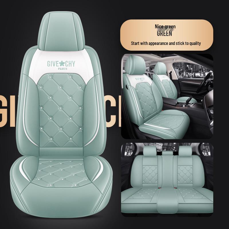 Purple Leather Car Seat Cushion Cover for Haoying CR-V, Xingchen, Changan CS55