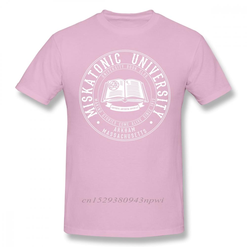 Arkham Horror T Shirt Miskatonic University Book Club TShirt Unisex Short Sleeve 100 Cotton Tee Shirt Oversized Streetwear Tshirt