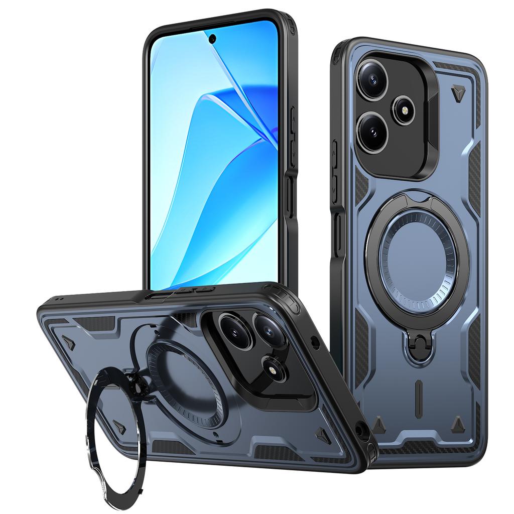 Magnetic Case For Xiaomi Redmi 13 4G/5G/Redmi 12 4G/5G (Global)/Note 13R 5G/Note 12R 5G/Poco M6 4G/M6 Pro 5G/M6 Plus 5G Phone Cover