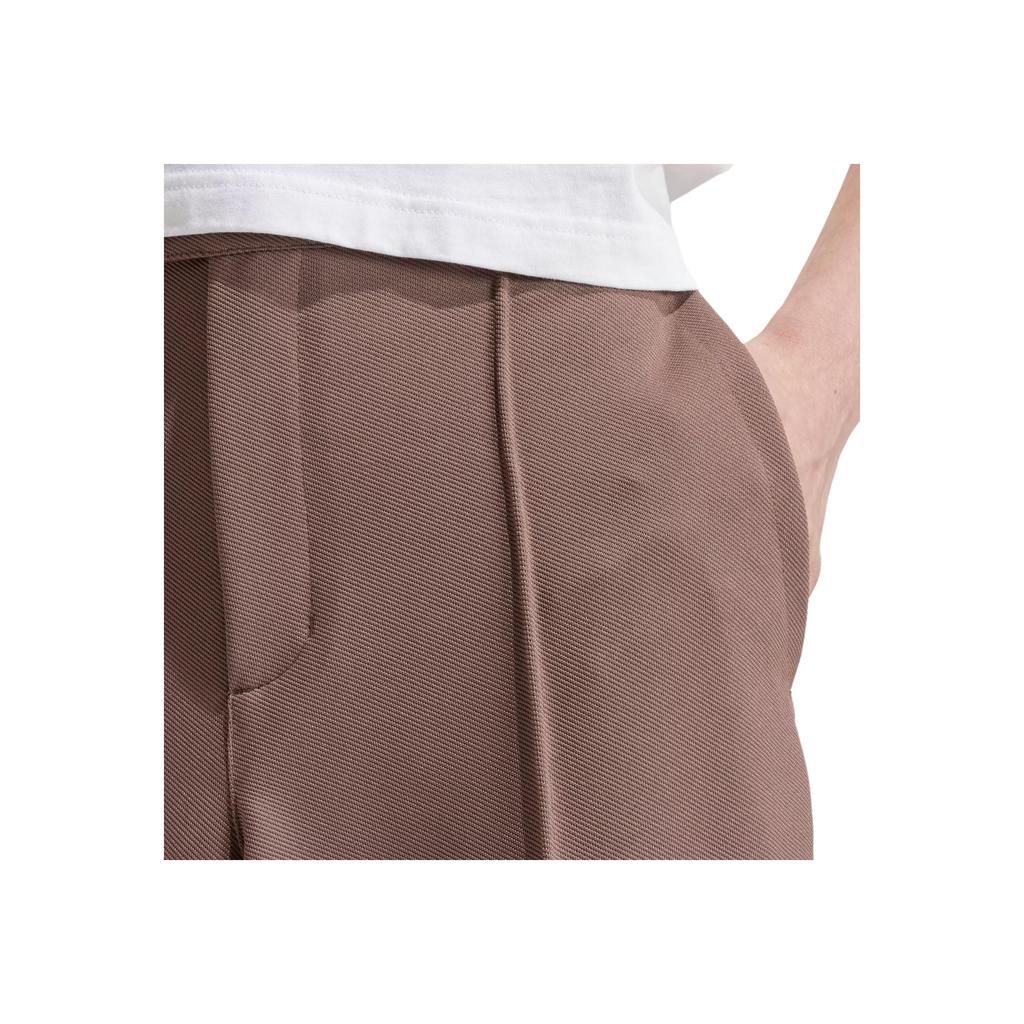 Adidas Originals Premium Ref Pants Solid Color Logo Embroidered Knitted Sports Pants Men Bottoms Rocky-Deep-Earth-Brown IS1415