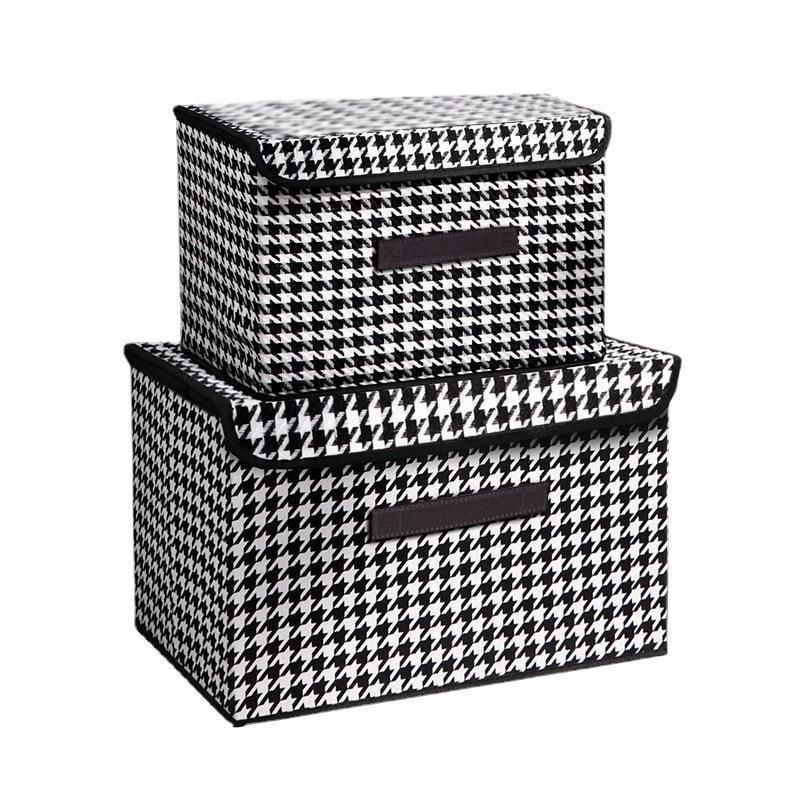 Large Foldable Non-Woven Fabric Storage Organizer Box for Toys and Clothes
