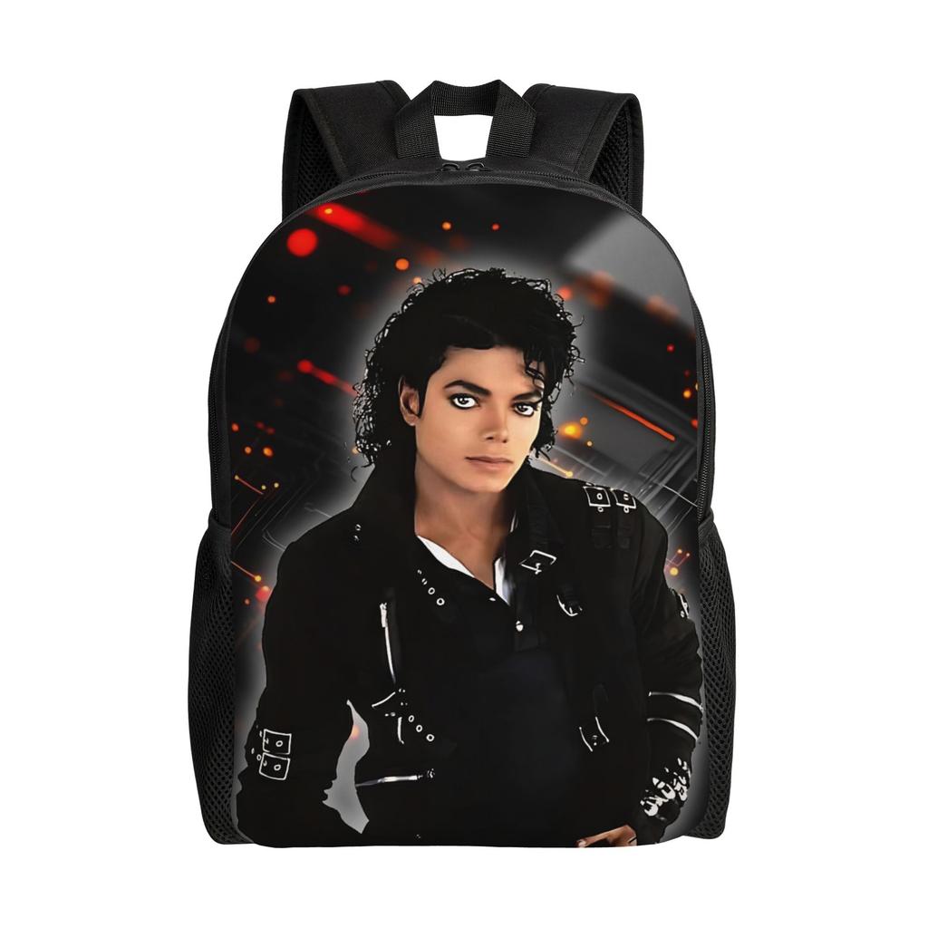 Michaels Jacksons Backpack for Men Women Fashion High School Business Daypack College Shoulder Bag Gift