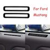 Gloss Black Interior Door Air Outlet Vent 2PCS Trim For Ford Mustang 2015-