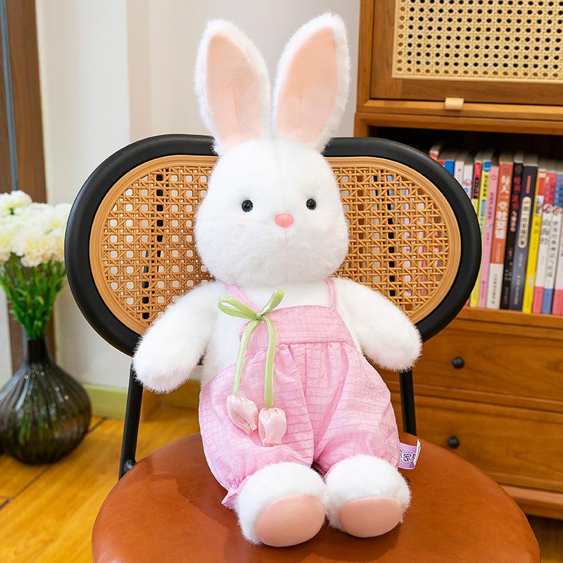 Cute Pacha Rabbit Doll Plush Toy Girl Sleeps with Doll Warm Heart To Accompany Girlfriend Birthday Gift
