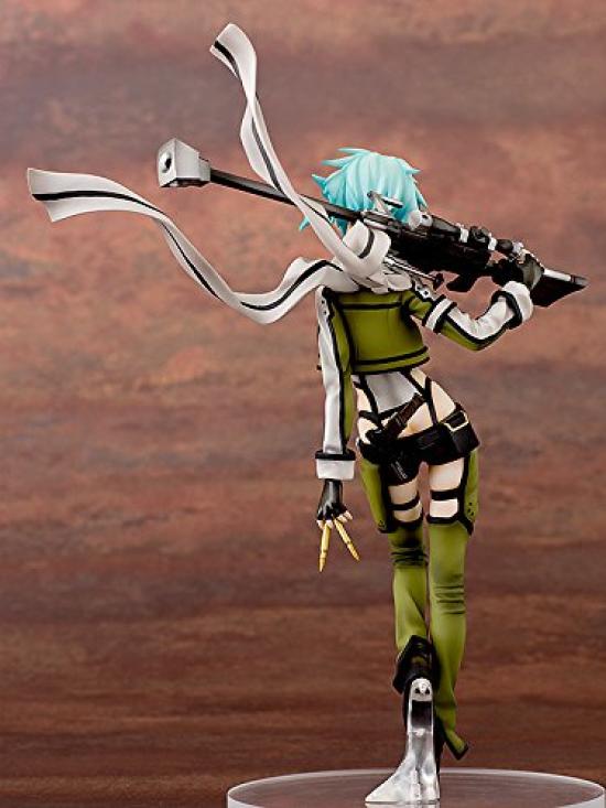 Figurină Sword Art Online II Sinon, finisată pictată la scară 1/7, ABS și PVC