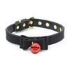 Bell Bow Tie PU Leather Necklace for Women Sex Slave Bdsm Bondage Collar Sexy Toys for Couples Sex