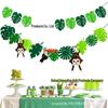 Felt Leaf Garland Party Banner - Birthday & Room Decoration Hanging Ornaments