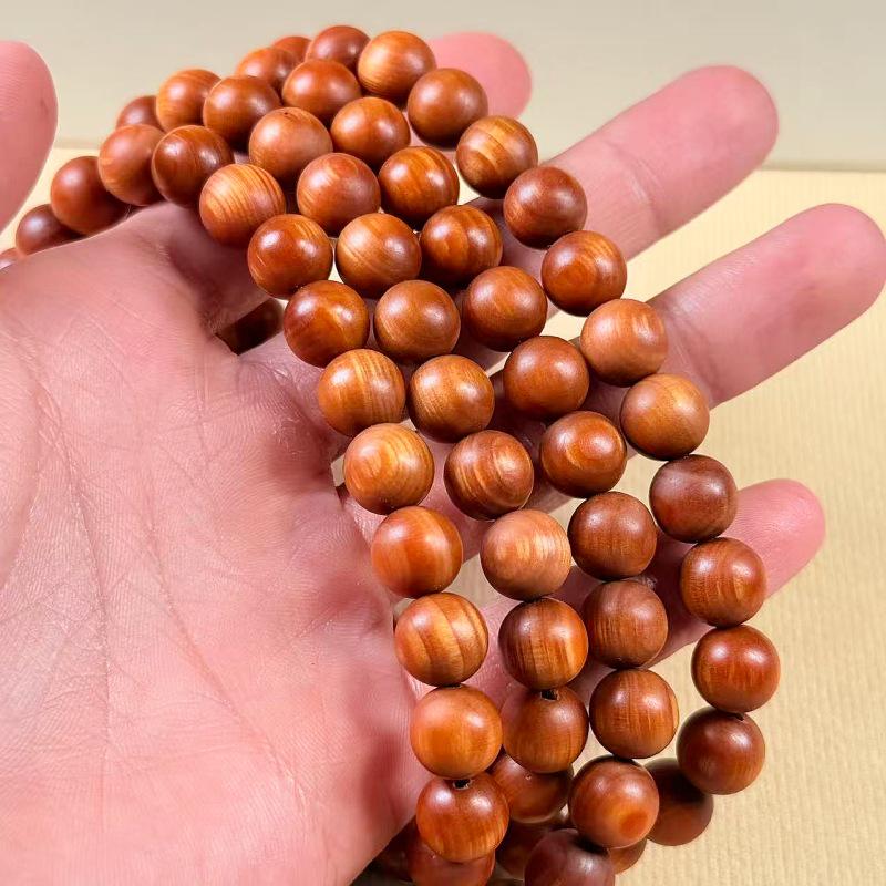 High-Oil Yabai Sandalwood 108 Bead Necklace & Bracelet for Men and Women