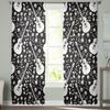 Mexico Festival Nation Tulle Curtains Sheer Printed Drapes for Living Room Bedroom Balcony Hall Home Decor