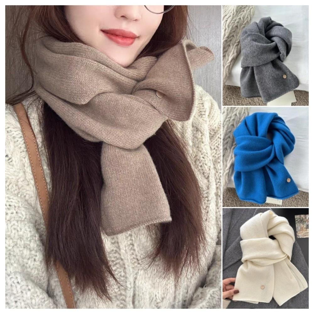 Keep Warm Winter Scarf Windproof Knitted Scarf Fashion Lady Shawl Wrap  Women