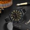 Premium Business Men'S Watch Luminous Large Dial Belt Watch Men'S Waterproof Quartz Watch