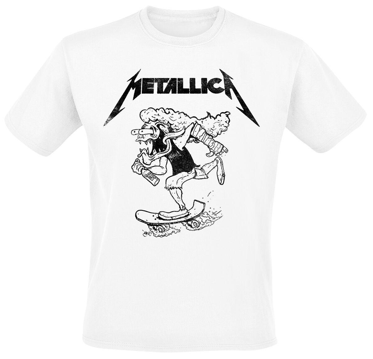 

Футболка с рок-артом Metallica Идеальна для энтузиастов, которые ценят легендарное наследие металла и дерзкий стиль в повседневных футболках M