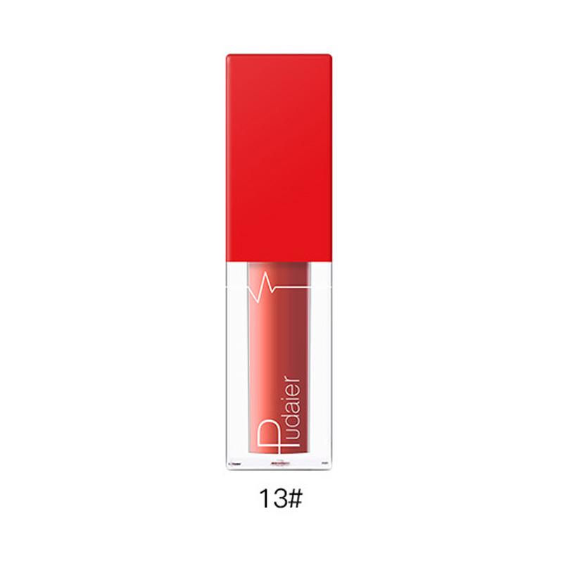 Pudaier 's New Non-stick Cup Lip Gloss Nude Matte Non-fading Lipstick Waterproof Lip Makeup