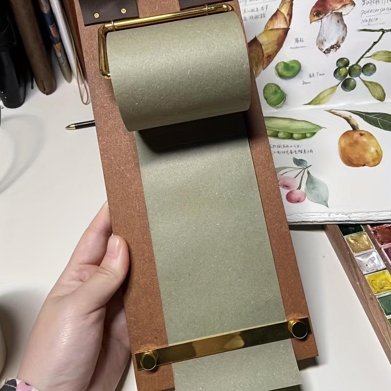 1 Roll Vintage Notes Compatible with - Glue-Free Blank Adhesive Pages, Tear-Off Roll for Memos, Diaries & Creative Sketches