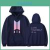 Kpop Bts Bangtan Boys Love Yourself Her Bavlněná mikina s kapucí v ležérním a sportovním stylu