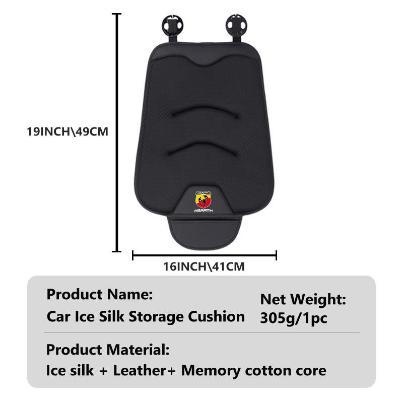 Ice Silk Car Seat Cover Ultrathin Cushion Rear Seat Protect Pad For Abarth FIAT 500 Ducato Stilo Palio UNO Astra Bravo Tipo