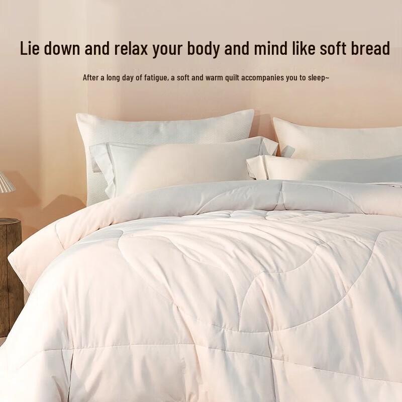Mengjie Home Textiles 30% Soybean Fiber Antibacterial All-Season Quilt