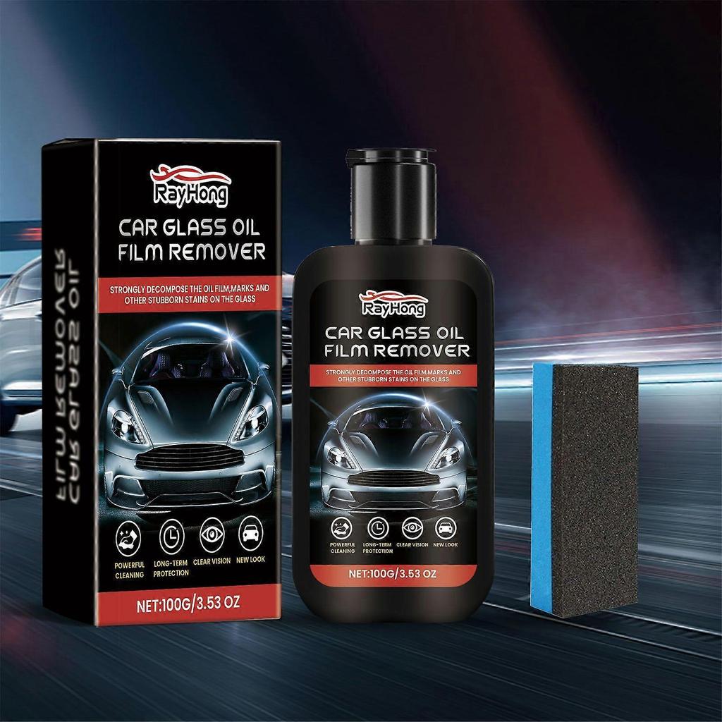 Limited time!!Rayhong Car Windshield Oil Film Paste Car Glass Cleaning, Decontamination, Rainproof And Waterproof Oil Film Paste