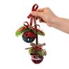 Simulation Pine Cone Christmas Bell Pendant Bowknot Christmas Tree Decorations  Home Decoration
