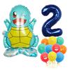 Standing Pokémon Pikachu Squirtle Child Elf Birthday Aluminum Film Printing Latex Balloon Gift